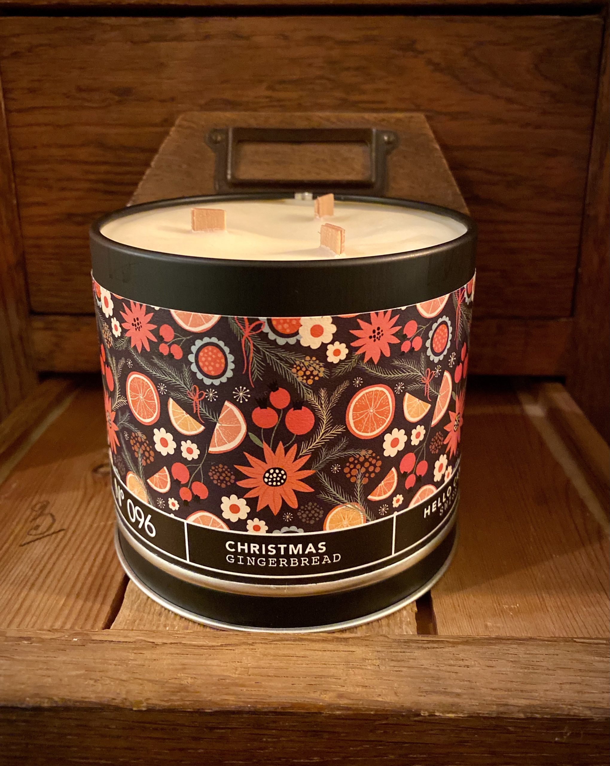 bougie pain d'epices cerise noire