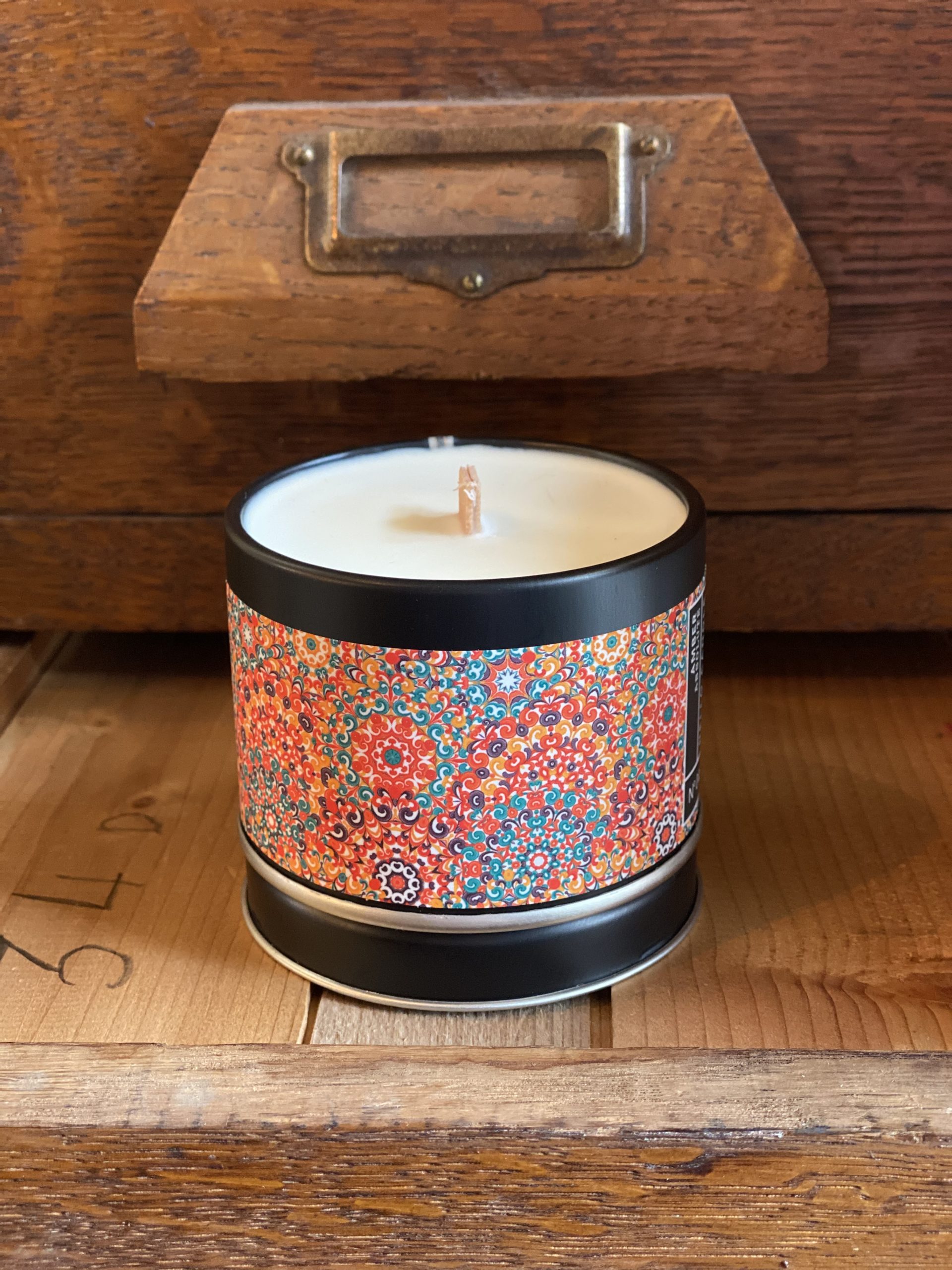 bougie ambre petite cerise noire bougie ambre petite cerisew noire