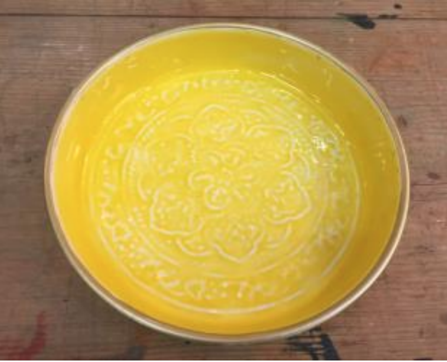 plateau berbere rond cerise noire