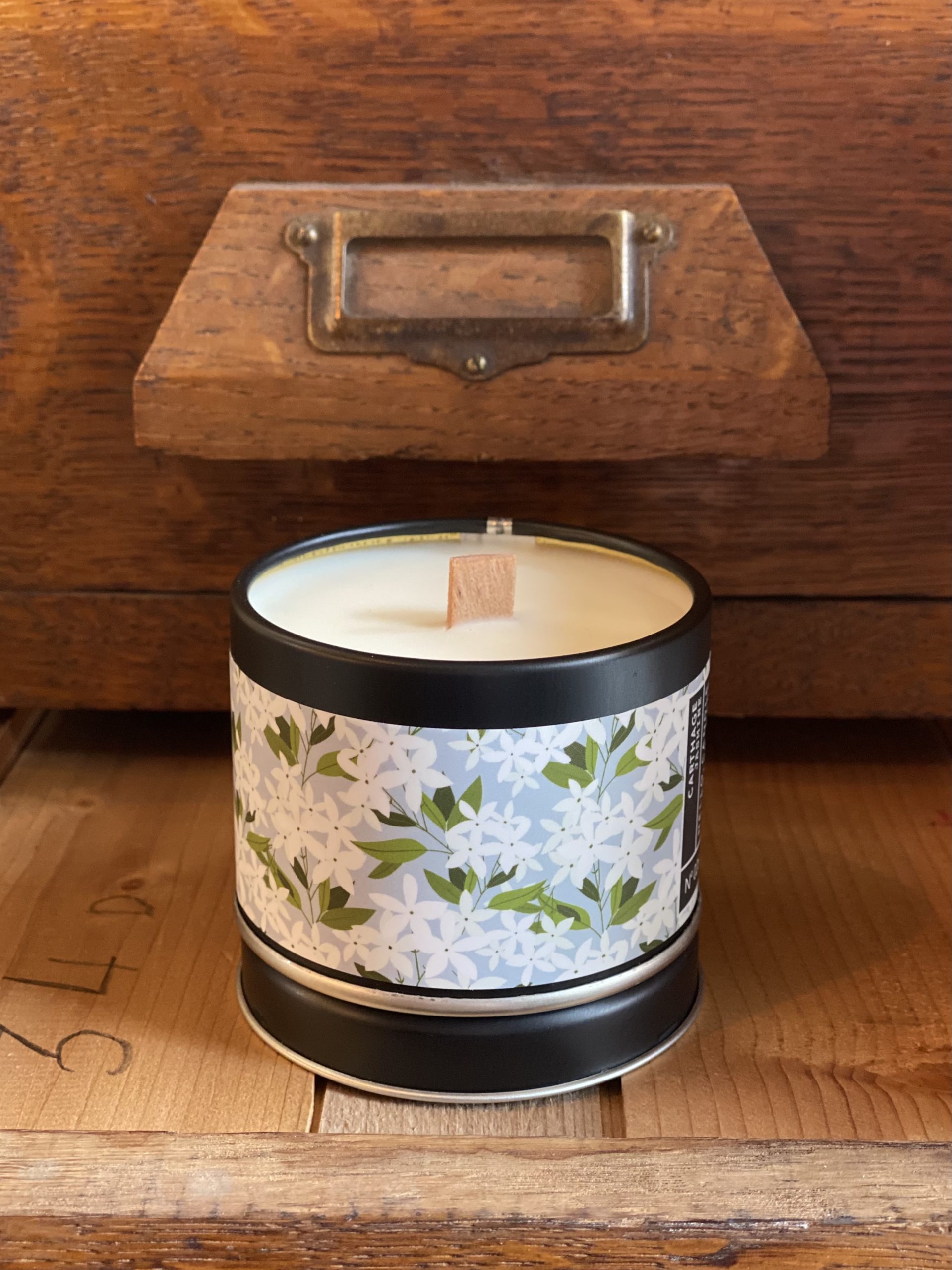 bougie jasmin petite cerise noire