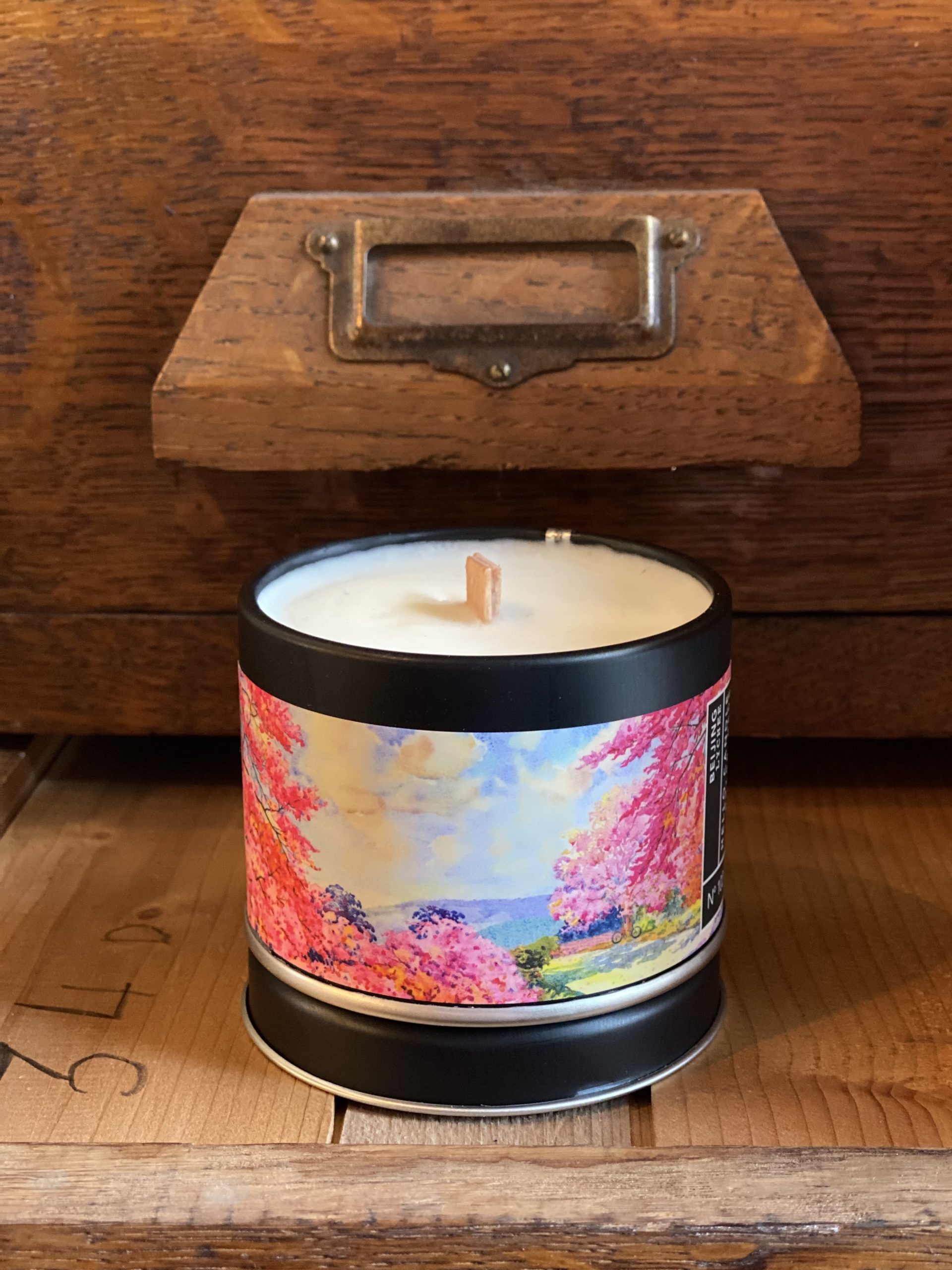 bougie Lychee pt cerise noire