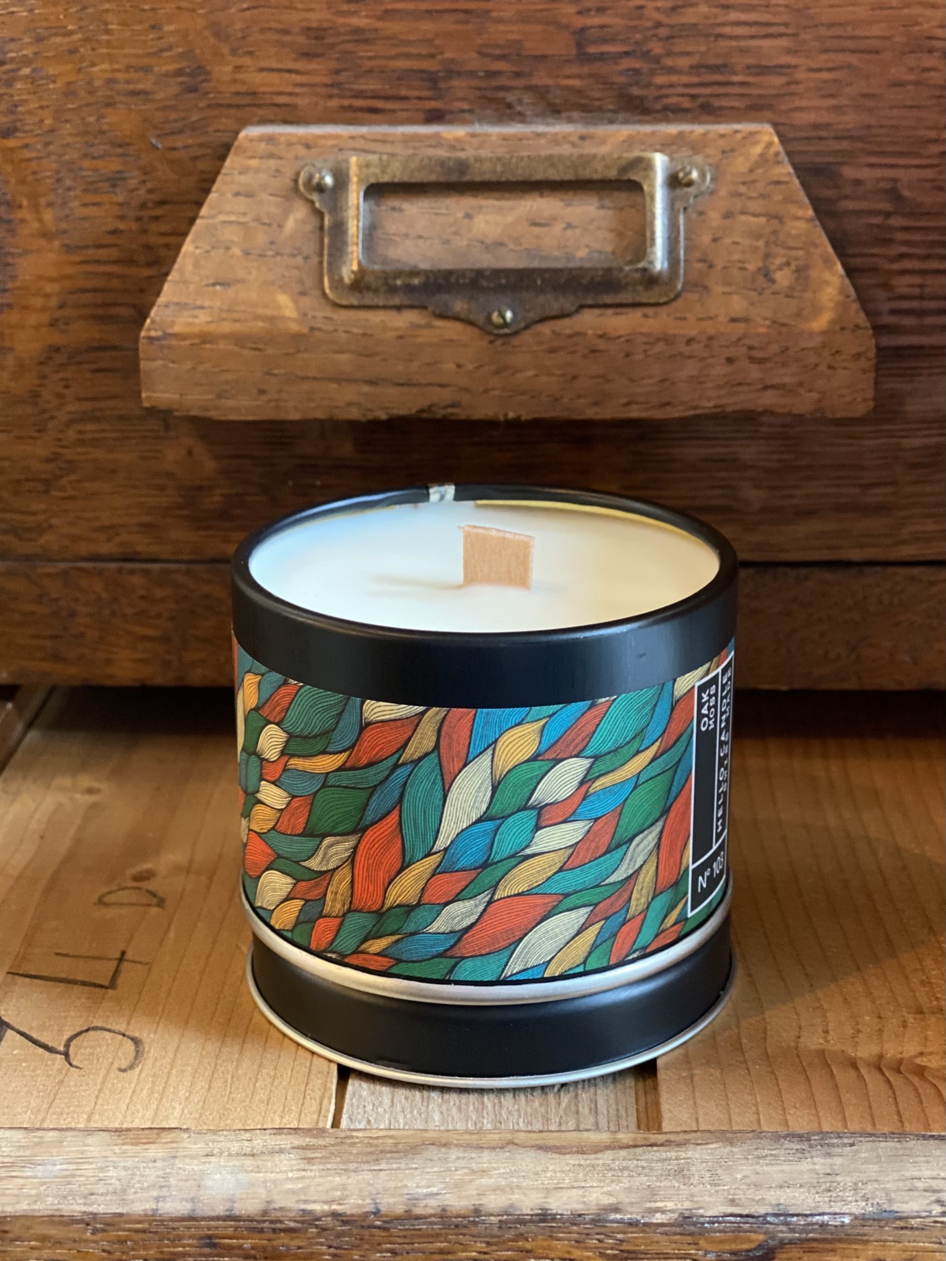 bougie mousse de chene petite cerise noire