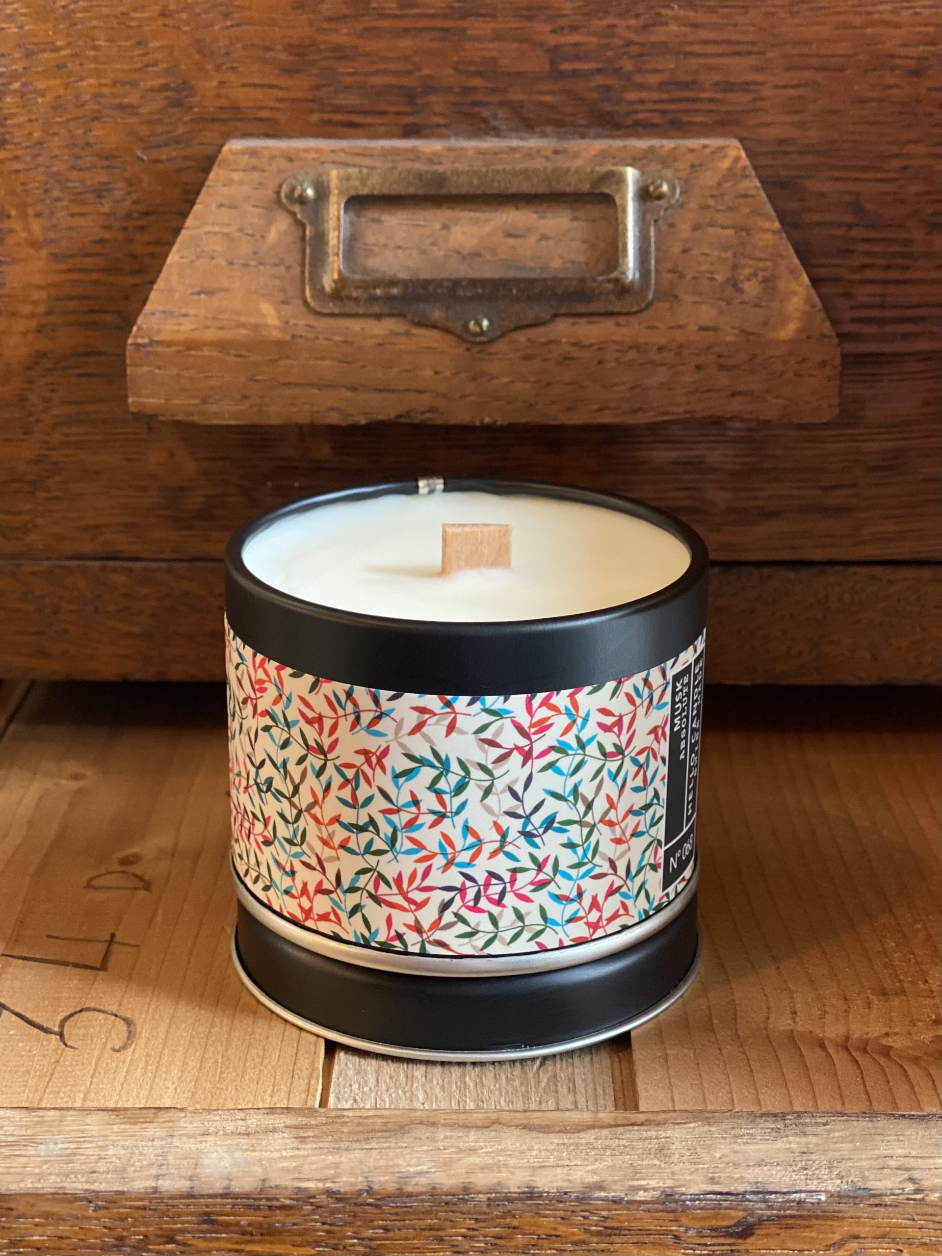 bougie musc petite cerise noire