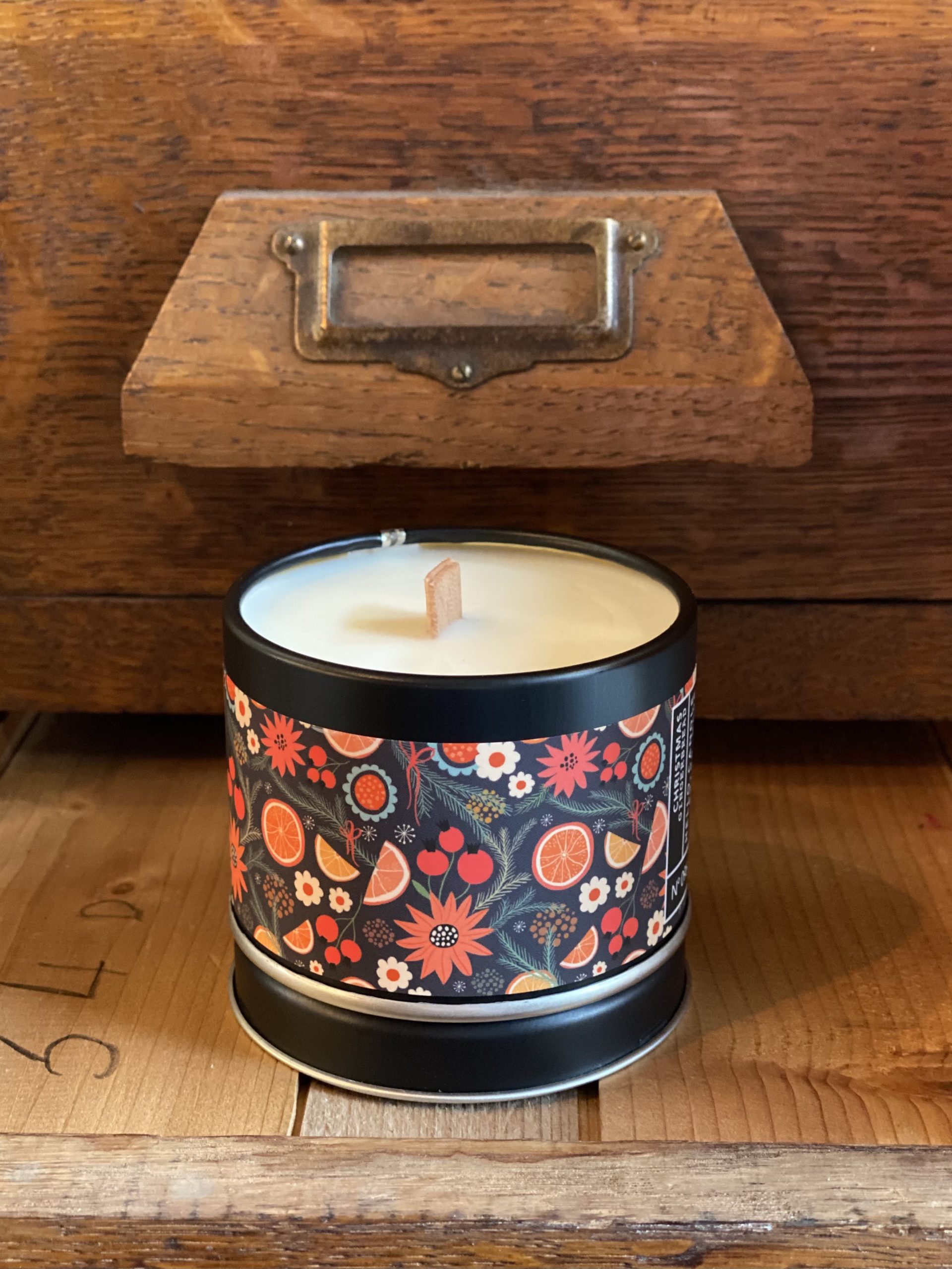 bougie pain d'épice cerise noire