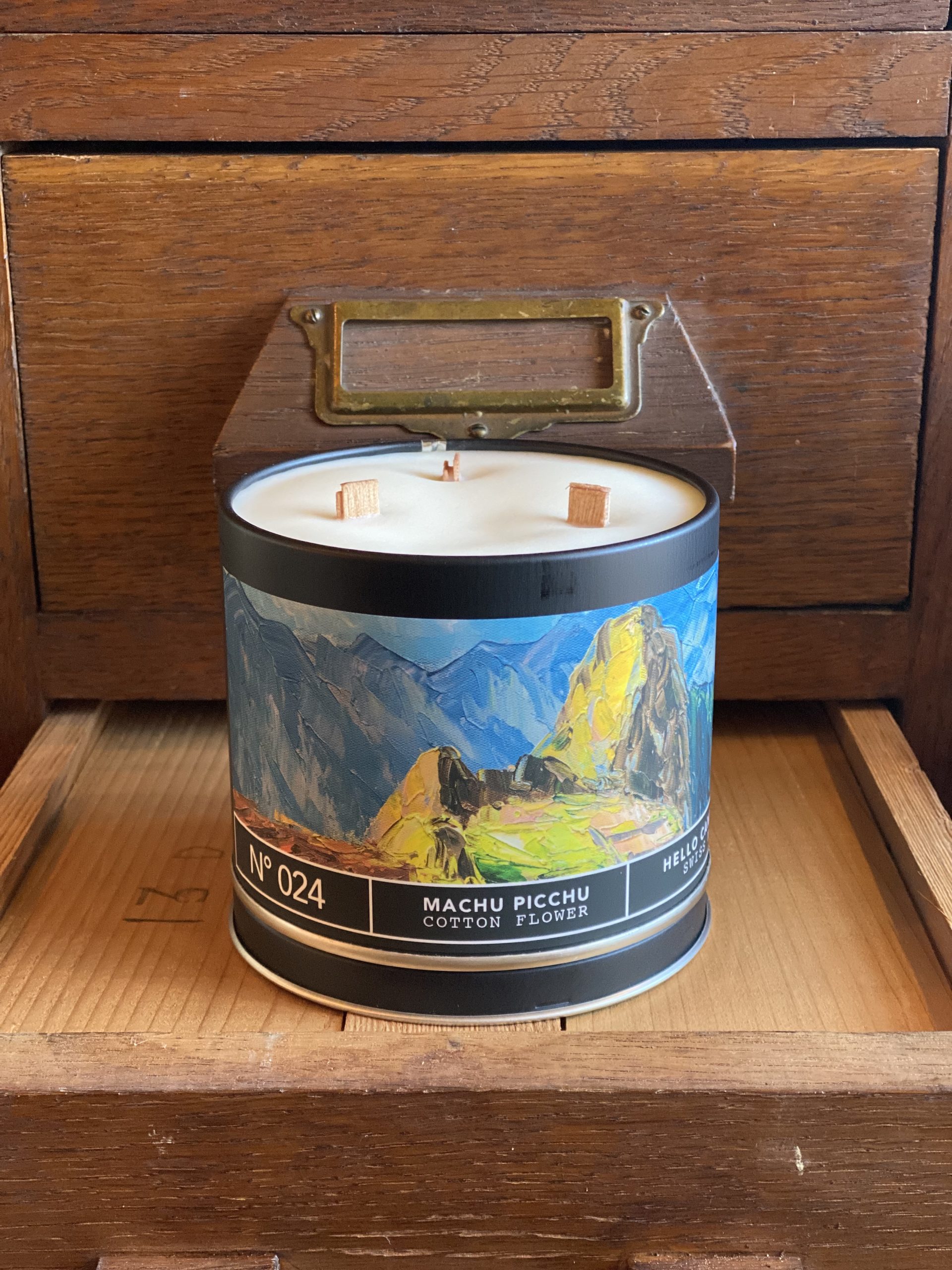 fleur de coton cerise noire