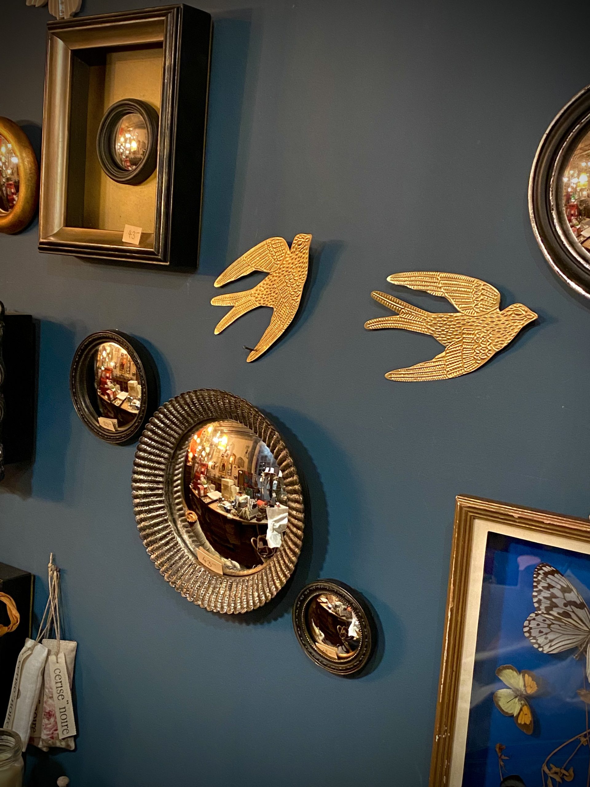 hirondelle laiton cerise noire