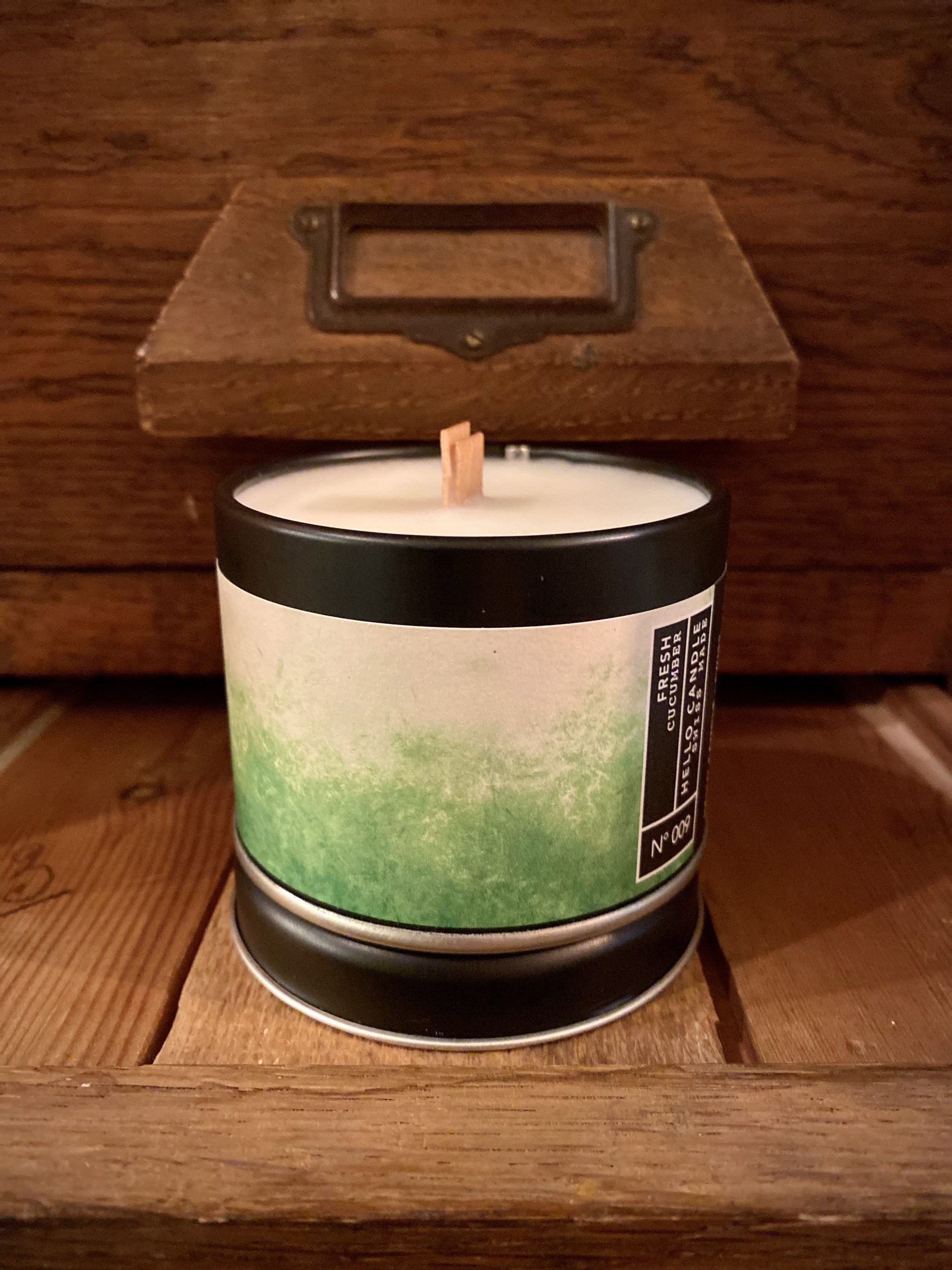 bougie concombre cerise noire