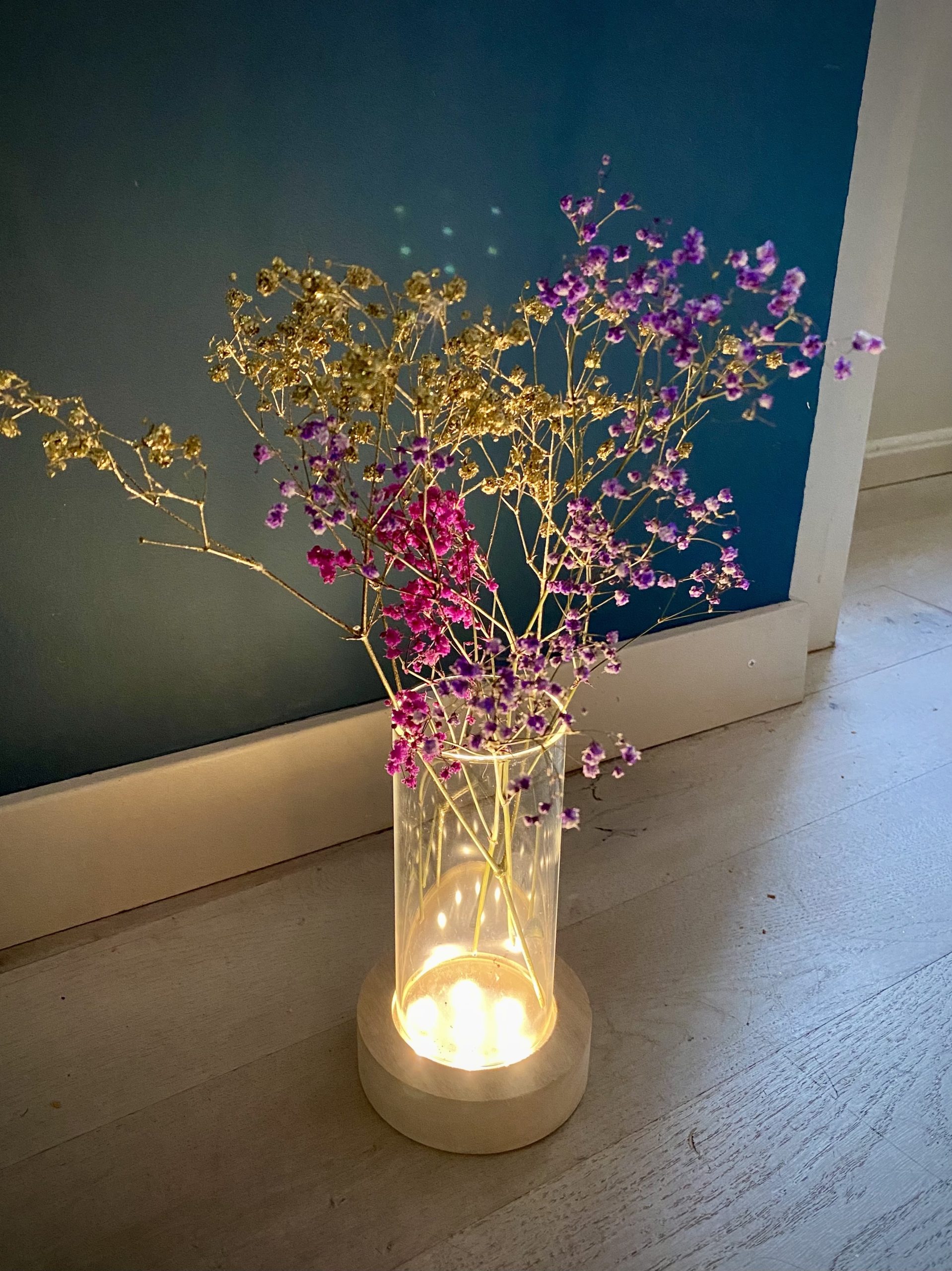 soliflore led cerise noire soliflore led cerise noire