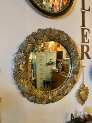 miroir palmier cerise noire