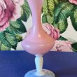 vase opaline rose cerise noire