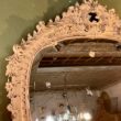 grand miroir blanc cerise noire