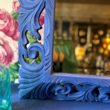 miroir bleu majorelle cerise noire