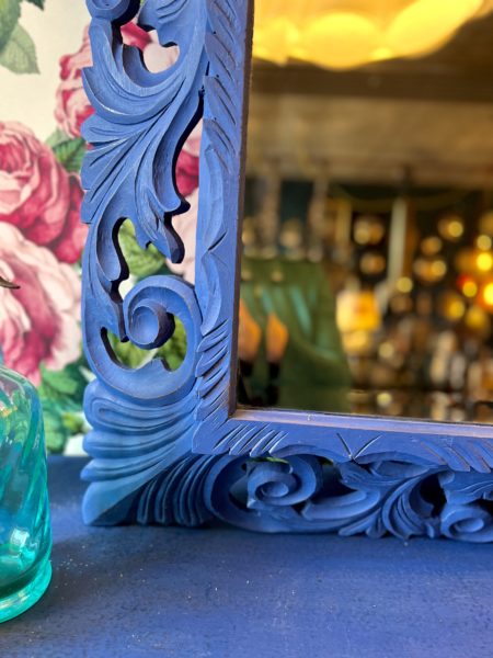 miroir bleu majorelle cerise noire
