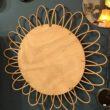 miroir soleil vintage cerise noire
