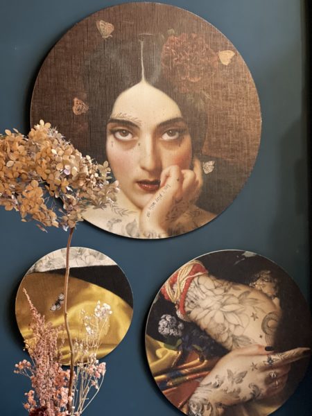 triptyque voglio bene cerise noire