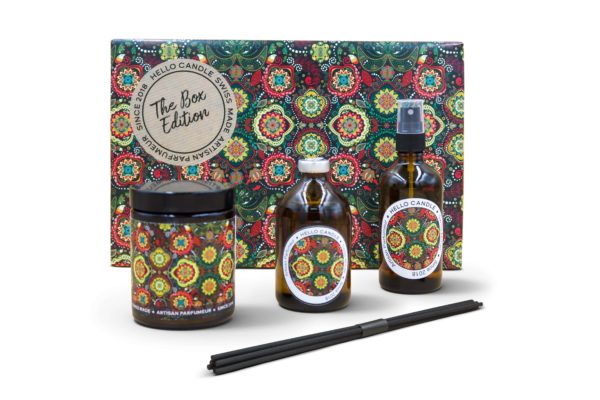 Coffret Thé Noël cerise noire