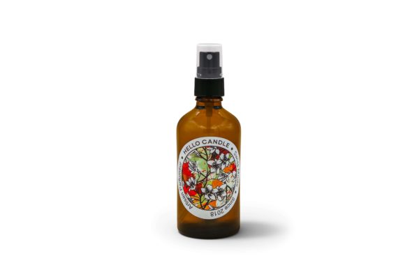 parfum ambiance bois de oud 100ml hello candle cerise noire