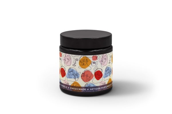 bougie hello candle 120ml cerise noire