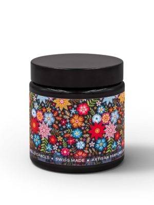 bougie bois de sapin 120ml hello candle cerise noire