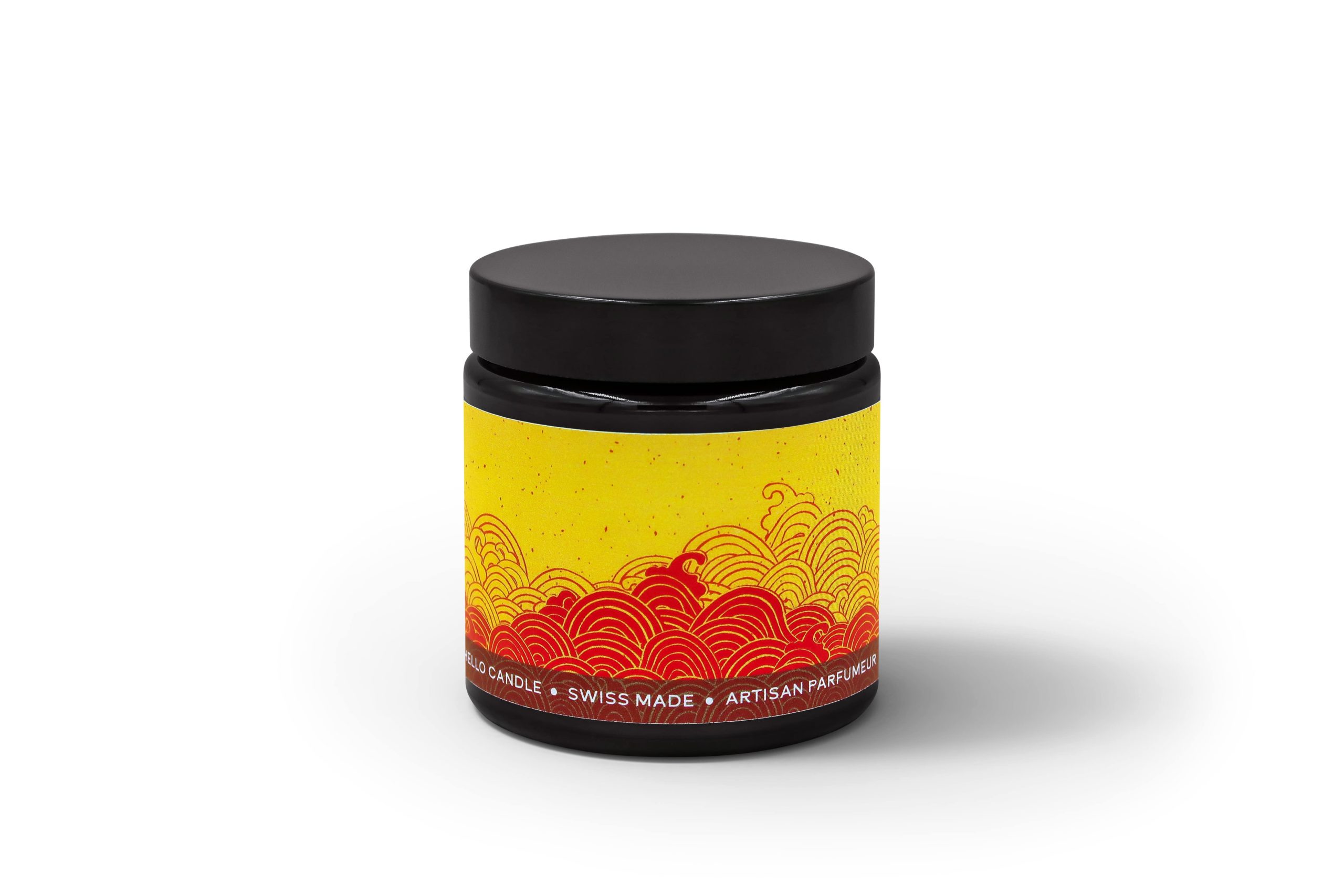 bougie 120ml gingembre hello candle cerise noire