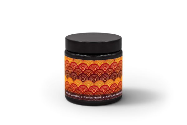 bougie patate douce 120ml hello candle cerise noire