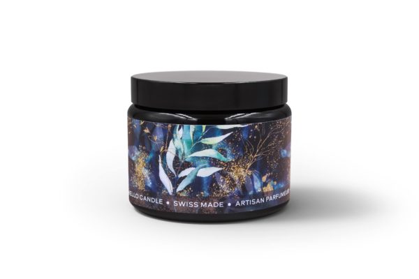 bougie 500ml neroli hello candle cerise noire