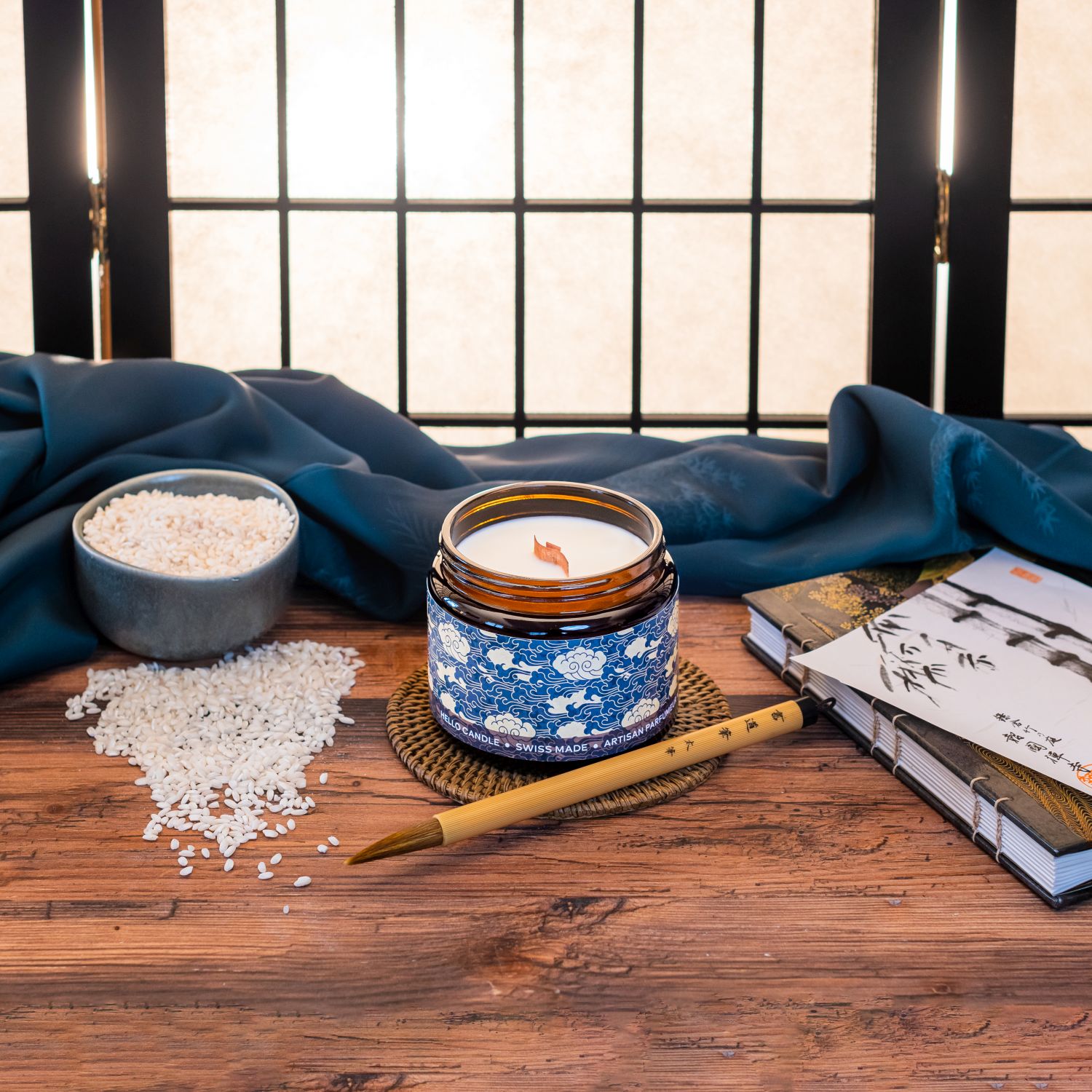 bougie poudre de riz hello candle cerise noire bougie poudre de riz hello candle cerise noire