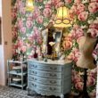 commode courbes cerise noire