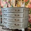 commode courbes cerise noire