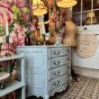 commode courbes cerise noire