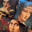 coussin bella voglio bene cerise noire