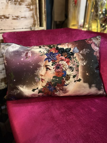 coussin la luna voglio bene cerise noire