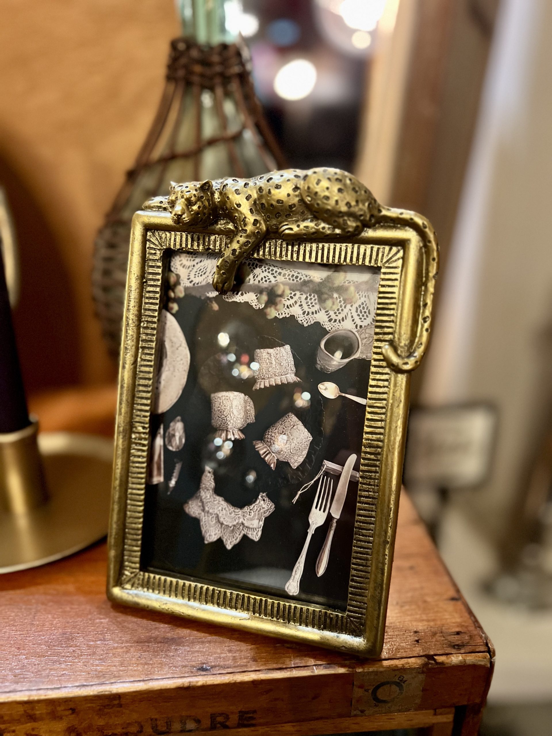 cadre photo panthere