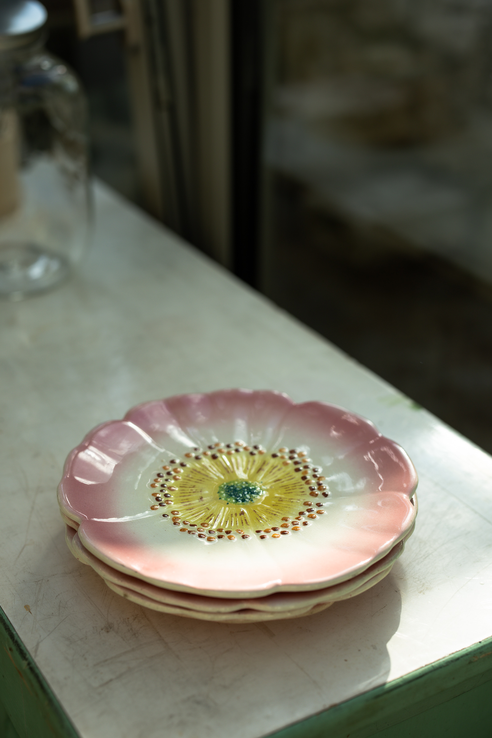 assiettes-fleurs-art-nouveau